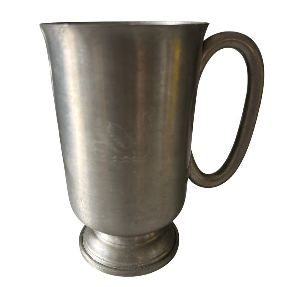 Jostens Vintage Etched Swan Pewter Mug